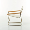 The chair is so comfortable, you forget it is a folding chair. The comfort comes from a combination of thoughtfully chosen height and angle of the armrests; the backrest's curvature, which supports the natural position of the spine; and seat height that allows you to firmly place both feet on the ground. 
