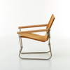 The chair is so comfortable, you forget it is a folding chair. The comfort comes from a combination of thoughtfully chosen height and angle of the armrests; the backrest's curvature, which supports the natural position of the spine; and seat height that allows you to firmly place both feet on the ground. 