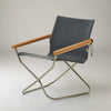 The chair can be easily folded into a thickness of as little as 15-22 cm, which can still stand on its own and can be stored away into a narrow space. Folded chair can also be carried more easily, and with a weight of just 6-6.5 kg, it can be handled with ease by most users.
