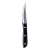 Old Farmer Micarta 4-Piece Steak Knife Set Black. Old Farmer is a beautiful and rustic stainless steel steak cutlery designed by Bent Severin, an industrial designer who worked with perfection in every material. He was considered one of Denmark’s leading sculptors and designers with significant influence in the creative world. Old Farmer Black features a high-quality POM plastic handle and is made of durable 18/8 stainless steel and melamine.