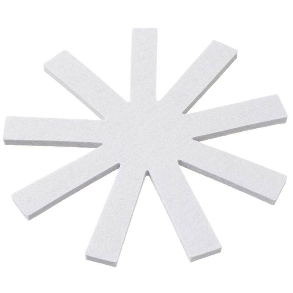 OLKI trivets got their inspiration from traditional Finnish Christmas decorations, but they look just as good on the table in the summer too!