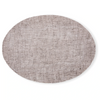 Made from plastic-free silicone & hand printed, the modern-twist linen print placemat in the oval shape delivers eco-friendly, elegant style to your home. SKU PMOV001.