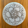Made from 100% food grade, plastic-free silicone & inspired by Ruth Asawa’s (American modernist artist) abstract looped-wire designs, the hand silk-screened modern-twist Placemat brings natural beauty to your table with its soft, beautifully translucent pattern that enhances any surface while keeping lead, latex, phthalates, BPAs, & other harsh chemicals far away from your food. 