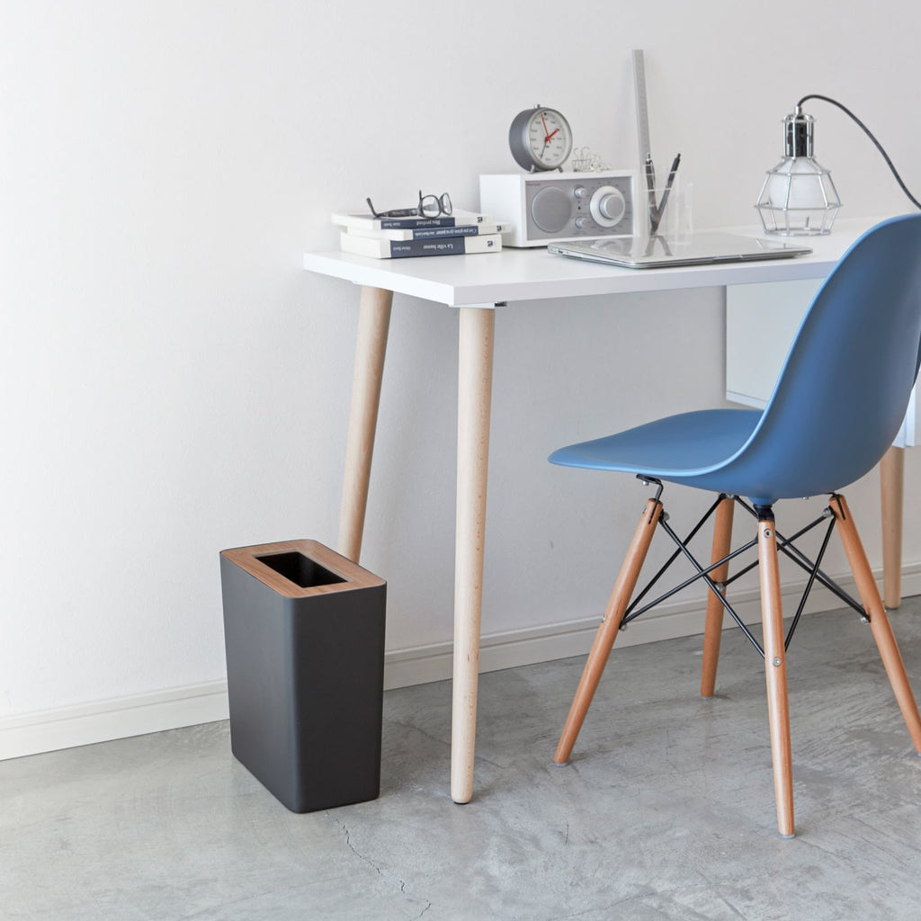 Is your home riddled with ugly plastic trash cans? Bin them and try these classy and modern waste baskets. The wooden lid adds a charming accent while also secretly hiding the waste within! An inner ring holds a bin liner in place discreetly and invisibly. Smart and stylish. 