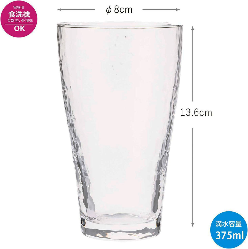 The wide mouth makes it easy to hold, to mix and fill with ice cubes and to clean. The simple shape is suitable for any occasion and situation such as cafe, restaurant or home. 