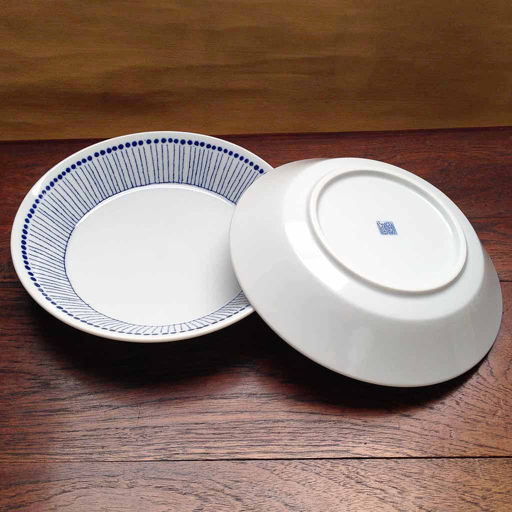 Sou Tokusa 8" Plate. 8" diameter x 1.75"h.  SKU: J3665. This dish serves well as a tabletop plate or a shallow bowl.