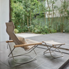 Nychair X classic collection is a direct descendant of the model first designed in 1970 by Takeshii Nii. He has been working on folding chairs since the 1950s, and through trial and error, he eventually designed the X-shaped legs.
To these legs, Nii added wooden armrests and a seat made out of thick cotton weave.
All came together in a comfortable chair, which marked the start of Nychair X product series.