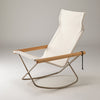 The smooth and gentle motion was possible to achieve thanks to the advanced bending technology. Because the chair moves together with the body, and it is possible to stop at any desired angle, it can be used in a variety of situations: 'leaning forward for work, 'leaning backward to peacefully listen to music, in a neutral position to watch movies. It is easier to get up due to the higher seating position and the rocking movement.
