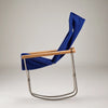 The innovative method of folding the chair by turning both ends of the backrest inwards was invented for Nychair X. When folded, it remains upright and its compact size allows to save space and reduces the environmental impact in transport. 