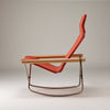 The smooth and gentle motion was possible to achieve thanks to the advanced bending technology. Because the chair moves together with the body, and it is possible to stop at any desired angle, it can be used in a variety of situations: 'leaning forward for work, 'leaning backward to peacefully listen to music, in a neutral position to watch movies. It is easier to get up due to the higher seating position and the rocking movement.