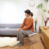 Nychair X Ottoman can be used for multiple purposes. It can be paired with Nychair X or Nychair X Rocking as a footrest, allowing you to stretch your legs and relax even more deeply. With a load capacity of 95 kg, it can also be used individually as a stool, but it can also play a variety of flexible roles: with a tray on top, it can be used as a side table; it can be placed at the entrance as a support tool for taking shoes off; it can turn into a temporary storage rack, and so on.