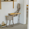 The chair can be easily folded into a thickness of as little as 15-22 cm, which can still stand on its own and can be stored away into a narrow space. Folded chair can also be carried more easily, and with a weight of just 6-6.5 kg, it can be handled with ease by most users.