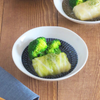 Indigo Tobi Kanna Bowl. Medium bowl.  Great for dips, soups, and snacks! 5.25" diameter x 2"h. Ceramic. Microwave/dishwasher safe. Made in Japan. SKU 170-611B.