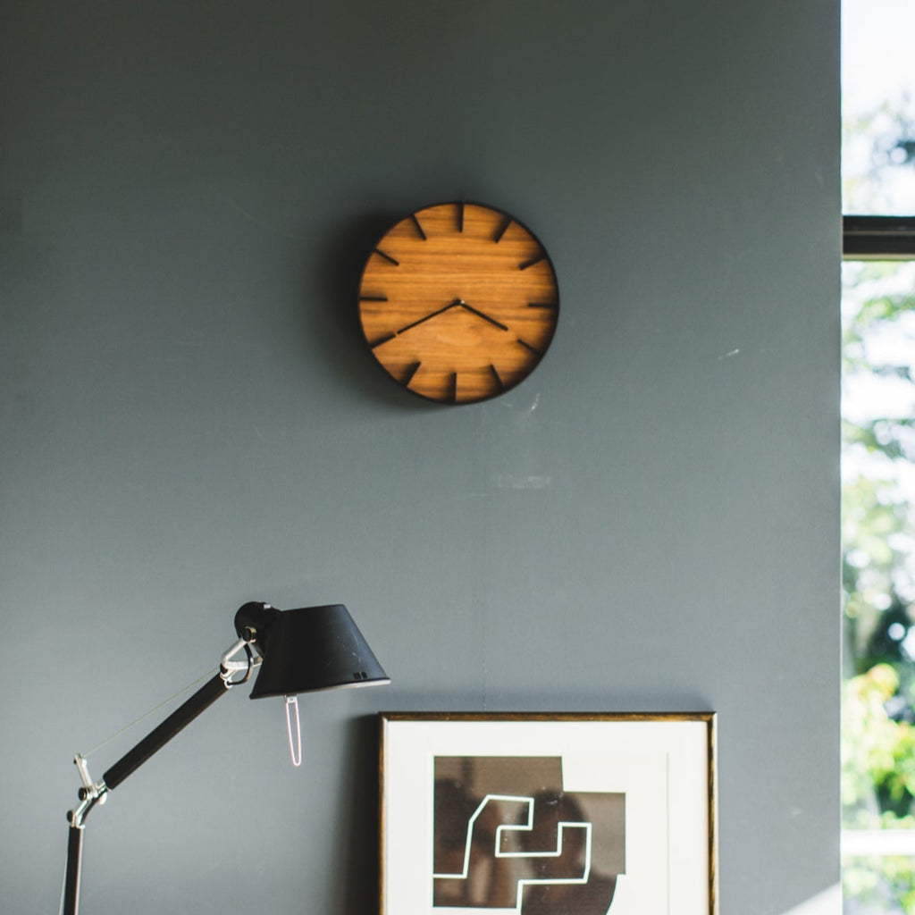 Time to add a functional pop of decor to your room. Simple, yet stylish, this wall clock fits into any office, living room, or bedroom aesthetic.