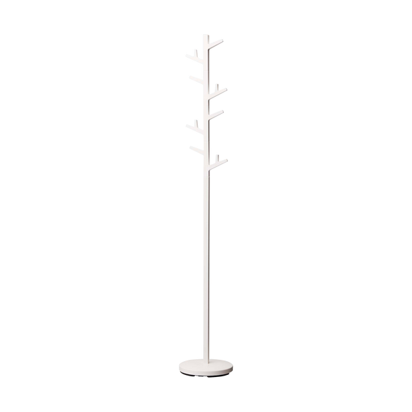 Slim design for smaller entryways.Spruce up your home with this coat tree. Sturdy design--no wibbles or wobbles.