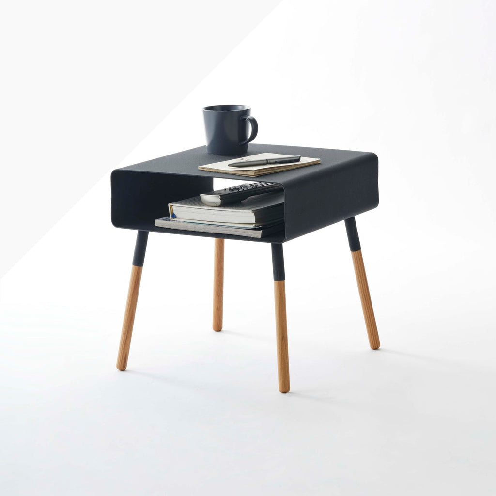 The 14-inch version was designed to pair with lower bed frames, providing extra surface area and a storage shelf for your end-of-day essentials. Thanks to its low frame, this storage table would also make the perfect end table for a child’s room. Pack their favorite bedtime stories into the storage shelf to keep handy and a plush toy on top to perfect the look.