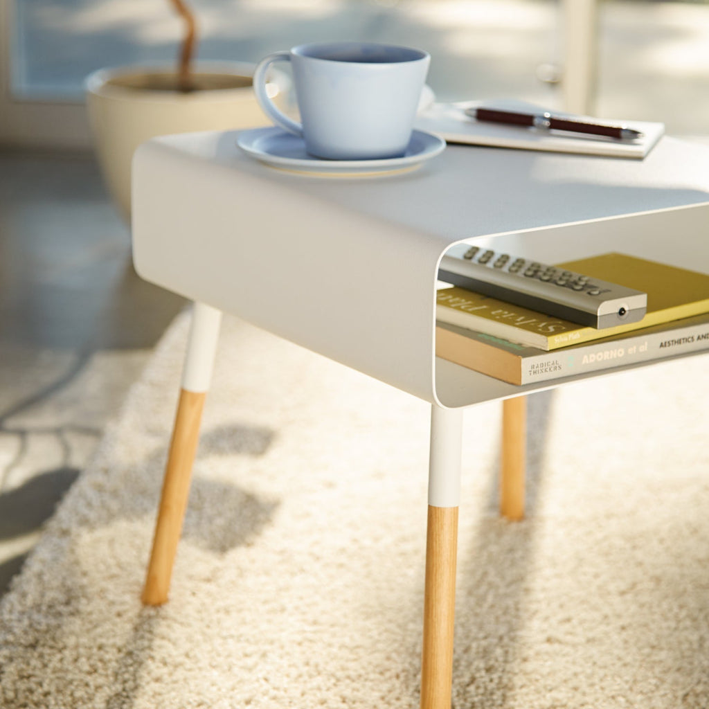 14-INCH TALL SIDE TABLE: Use this end table in cozy corners, living rooms, or bedrooms. The shorter height, at 14-inches, is shorter than standard side tables, which average 22-30 inches. Pair with lower furniture. Fits perfectly with couches, beds, and chairs throughout the house.