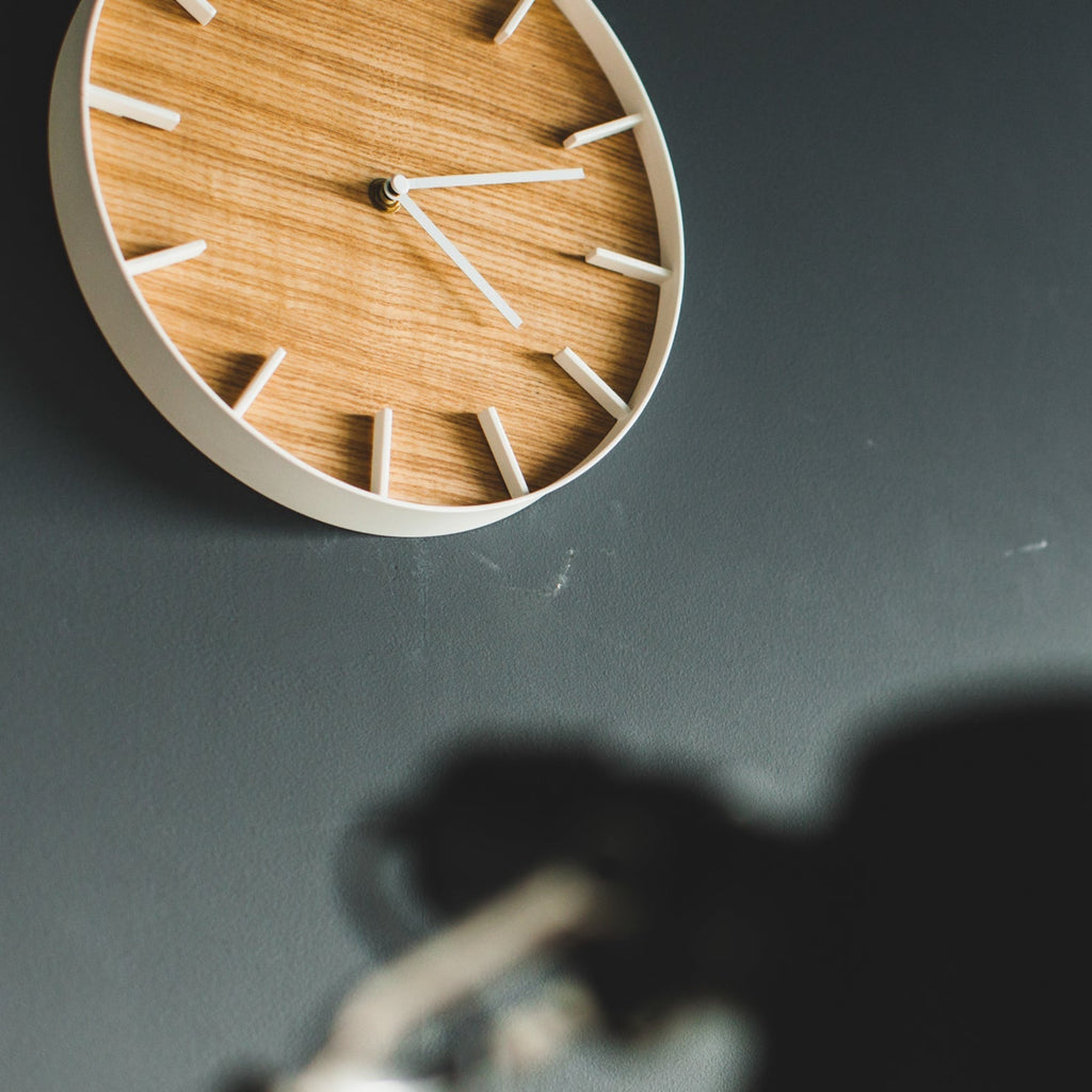 Equally at home in an urban office as in a warm, modern kitchen. In case you didn’t clock it, this time piece is made of natural wood, and some variation in wood grain and tone is to be expected.