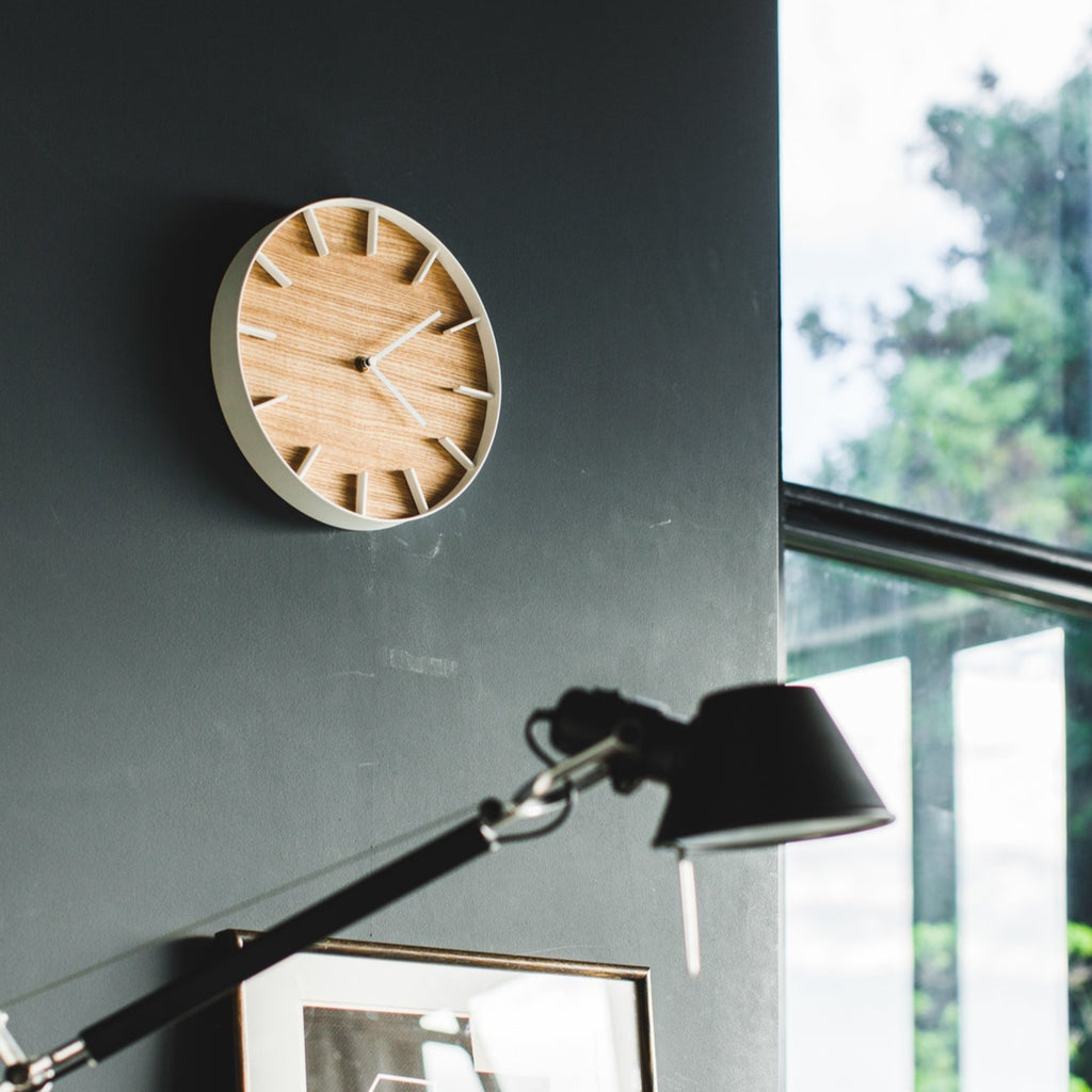 Time to add a functional pop of decor to your room. Simple, yet stylish, this wall clock fits into any office, living room, or bedroom aesthetic.