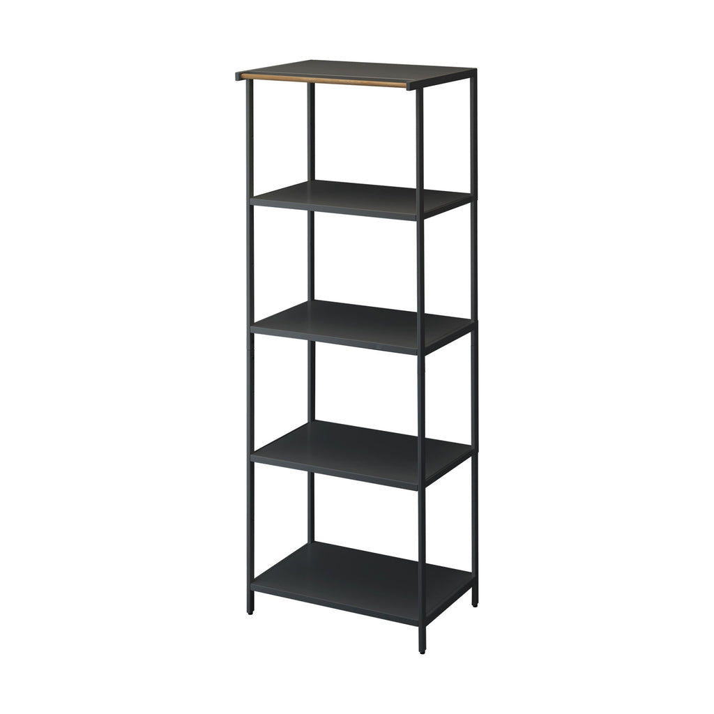 This kitchen appliance storage rack creates a dedicated space in the kitchen for your mid-sized appliances such as toaster ovens, microwaves, and blenders. The bottom compartment accommodates small refrigerators and garbage cans.