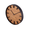 This modern, classic wall clock will stay in fashion until the end of time. Equally at home in an urban office as in a warm, modern kitchen. 