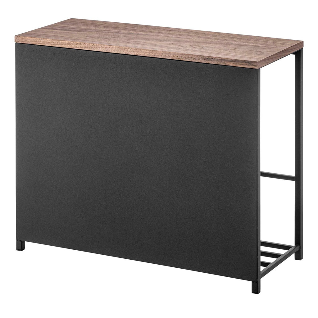 Yamazaki entryway magic strikes again! If you’re struggling to find a place for some of your bulkier entryway items, this stylish organizer and entryway bench is for you.
