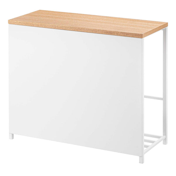 This compact organizer is the perfect solution for those entryway items that don’t quite make it to the closet. Give your gardening goods, kids’ outdoor toys, pet gear, and other frequently used items a proper home that’s still within easy reach.