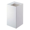 Yamazaki Home Tower Trash Cans offer much more than meets the eye. The slanted opening was integrated to hide unsightly trash within. An interlocking design pins your trash bag in place while simultaneously hiding the unattractive bin liner. Lastly, a handle at the back makes for easy emptying. 