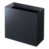 Yamazaki Home Tower Trash Cans offer much more than meets the eye. The slanted opening was integrated to hide unsightly trash within. An interlocking design pins your trash bag in place while simultaneously hiding the unattractive bin liner. Lastly, a handle at the back makes for easy emptying. 