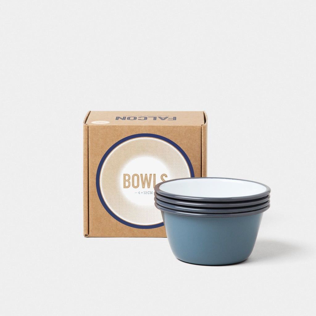 Originally manufactured in the Black Country area near Birmingham, England, Joe Kleiner & Sons created the original enamelware brand, distinctively ice-white with the blue rim, the classic design is still instantly recognisable to this day. In 2011, the original collection was revitalised – creating new colours and cookware sets along with increasing the gauge of the classic mug, making the products more durable and hard wearing.
