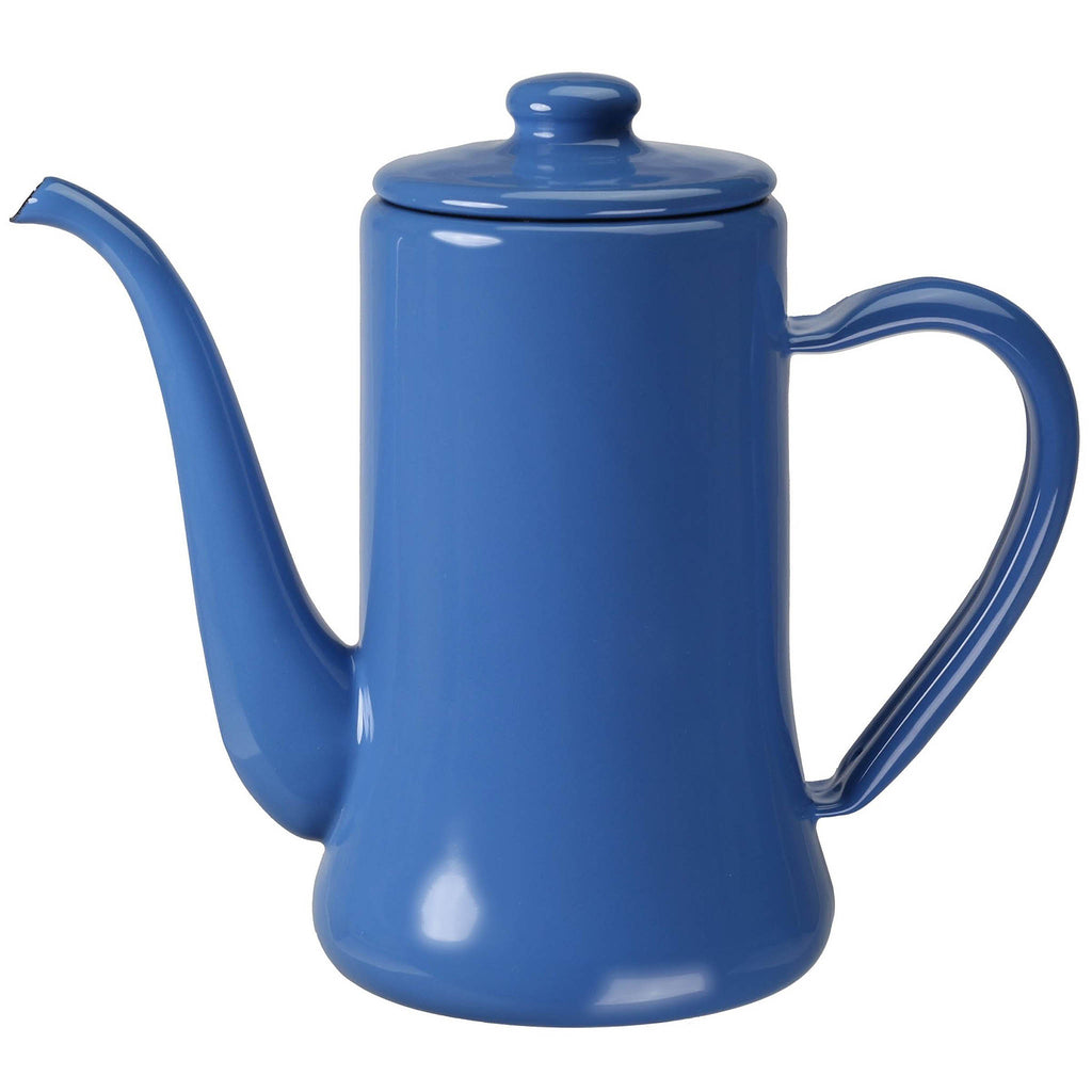 Tsukiusagi Enamel Slim Pot 1.2L blue TJ-05005777