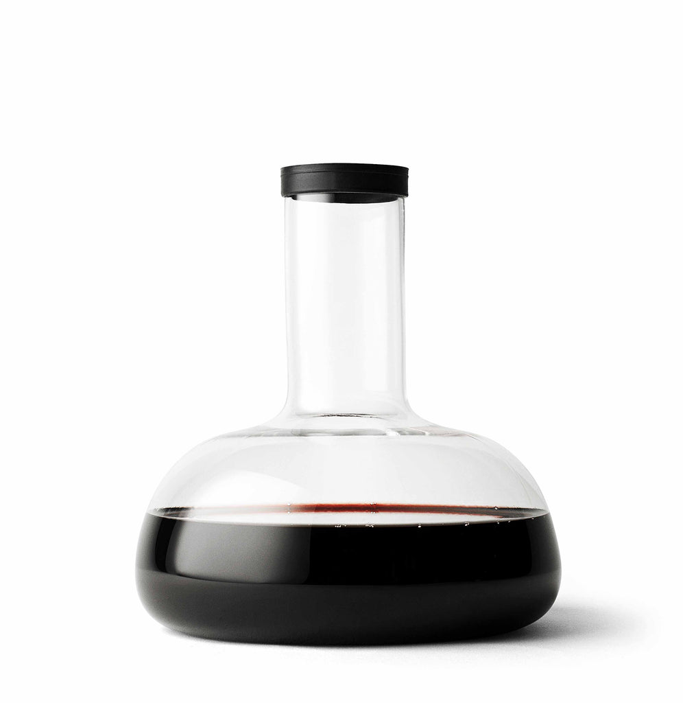 Wine Breather Clear / Steel 4683039. It allows you to both enjoy a glass of wine via easy oxygenation, while also reducing waste by depositing the wine back into the bottle.