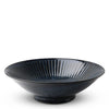 Blue Namako Tokusa 9.75" Serving Bowl J5022.  9.75" diam. x 3" h. This beautiful deep blue collection brings elegance to any table. It's the perfect backdrop for all our favorite foods.