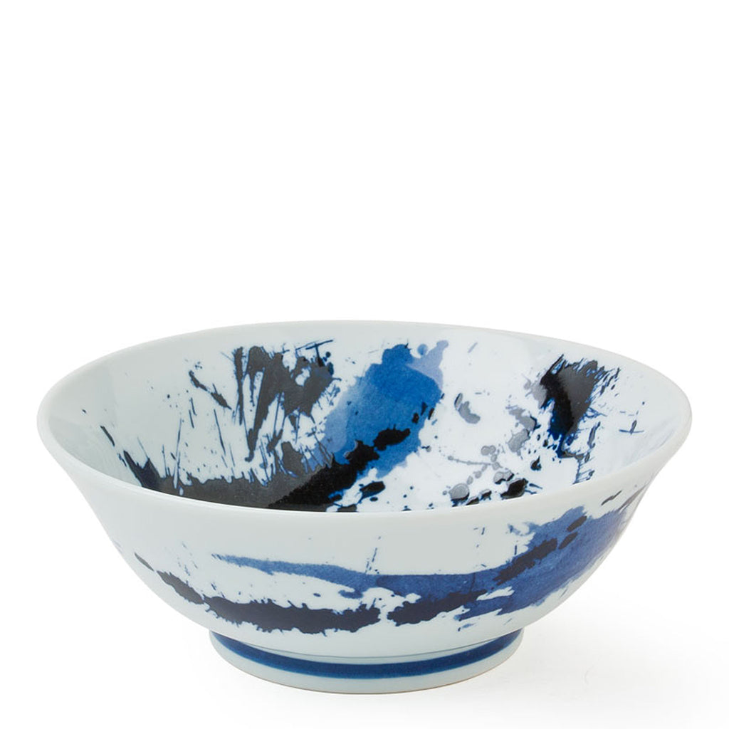 Blue Sumi 7.75" Noodle Bowl is great to use as a big ramen/udon bowl for one.