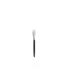 Cutipol Goa Black Japanese Fork. SKU GO.36. UPC 5609881944011. Weight 6.5 g (Length 12.5cm). Material: matte brushed stainless steel 18/10 and resin handle. The perfect symbiosis of West and East in ergonomic and delicate pieces that inspire unique gestures. 