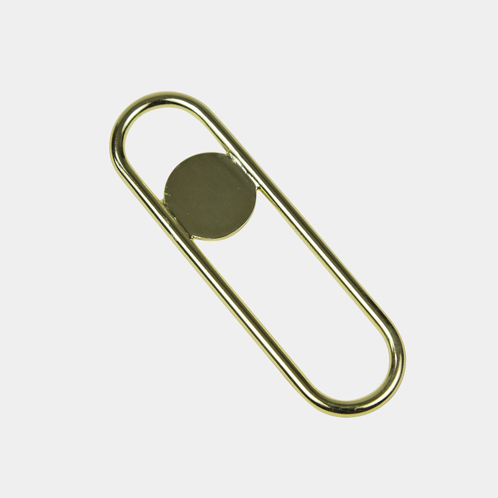 Souda Disco Bottle Opener in brass. aDSCO1001c