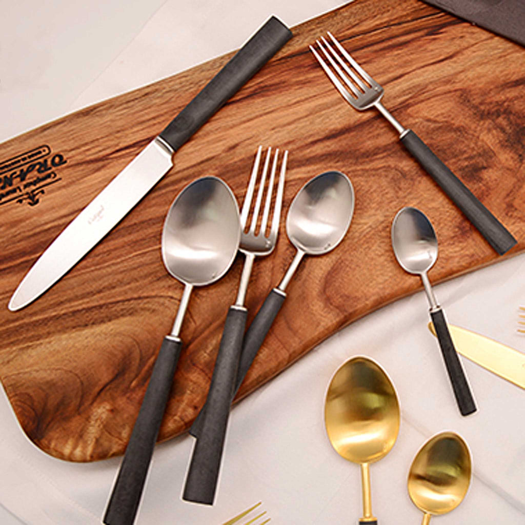 Cutipol EBONY GOLD Cutlery Set – Bright Kitchen