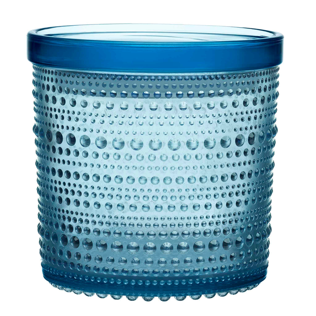 Iittala Kastehelmi Jar 116x114mm light blue. 