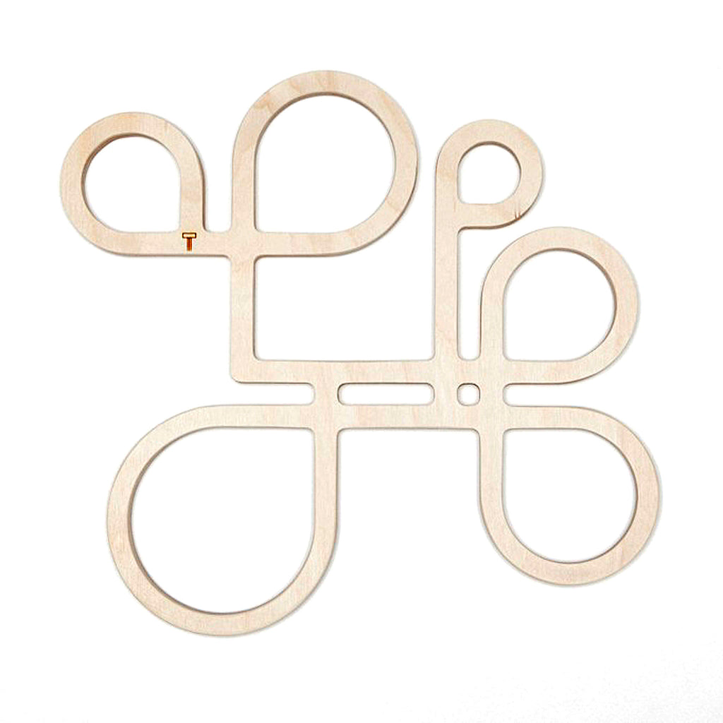 TOMA Objects INSIDE OUT Model A Wood Trivet by Anne Thomas.