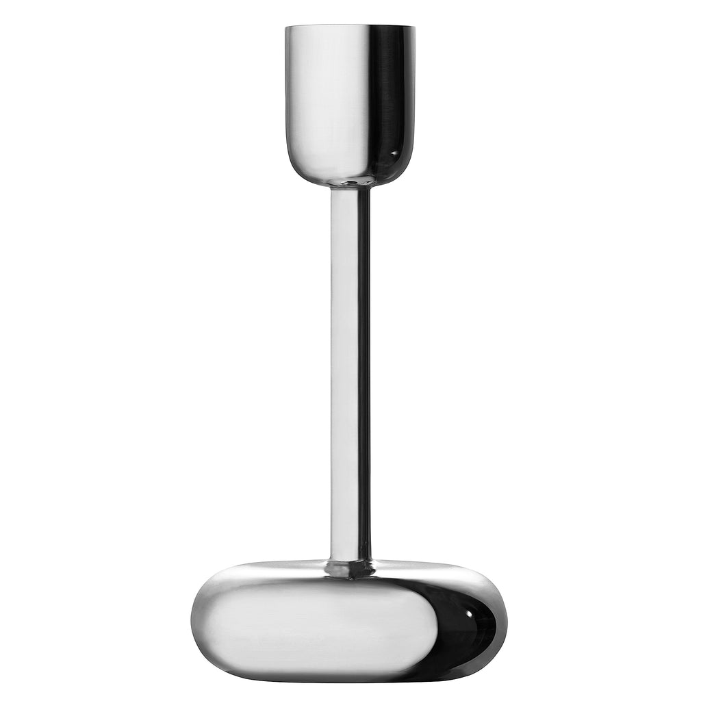 Iittala Nappula Candleholder Stainless Steel 183mm SKU 1023340