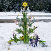 A Totem take on the Christmas tree - to combine with or replace the one from the tree farm!  Create this Totem Xmas Tree as a beautiful accessory to your home this holiday. 