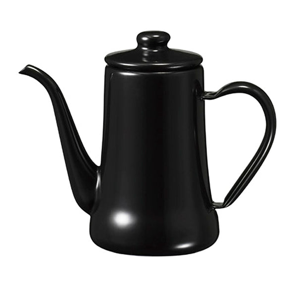 Tsuki Usagi Jirushi Slim Pot 1.2L Enamelware Kettle black