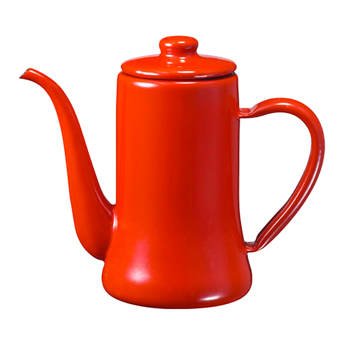Vintage Red Enamel Teapot, Vintage Enamelware, Enamelware Pot, Enamelware,  Enamelware Teapot, Enamel Tea Kettle, Tea Kettle, Kitchen Decor. 