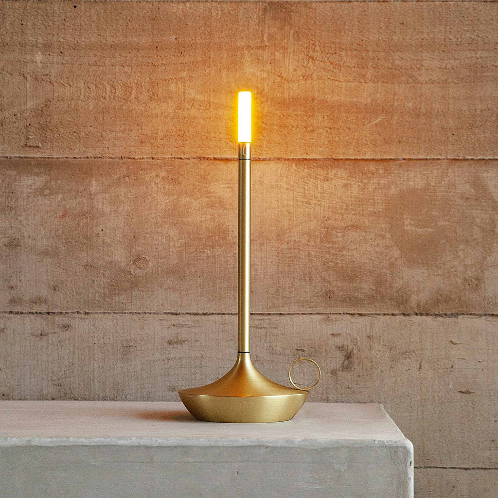 The wick is more than just great design, it is a companion. It is necessary-lighting the moments of our lives. Through its LED technology it achieves a brightness well beyond a candle. 