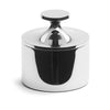 David Mellor stainless steel sugar pot 18cl, stainless handle.  SKU 4802124. Designed by Corin Mellor, our award-winning stainless steel tableware range has an unmistakably purist design quality. 