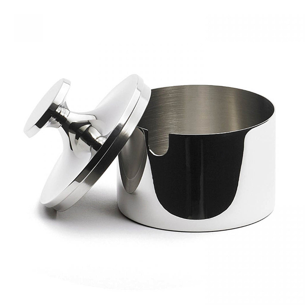 David Mellor stainless steel sugar pot 18cl, stainless handle. SKU 4802124. Designed by Corin Mellor, our award-winning stainless steel tableware range has an unmistakably purist design quality. It began with the cafetières but has recently been expanded to become a comprehensive tableware collection, including tea pots, cafetières, sugar pots, creamers, toast racks and trays.