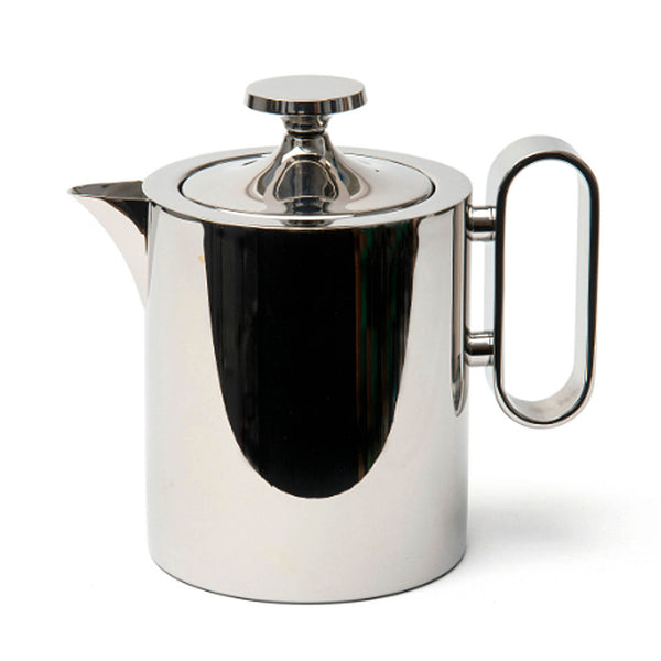 David Mellor stainless steel teapot 1.0lt, stainless handle. SKU 4802030. Designed by Corin Mellor, our award-winning stainless steel tableware range has an unmistakably purist design quality. 