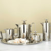 David Mellor stainless steel tea set 0.5lt, stainless handle. SKU 4803310. Elegant stainless-steel tea set with stainless steel handle and knob. Designed by Corin Mellor.