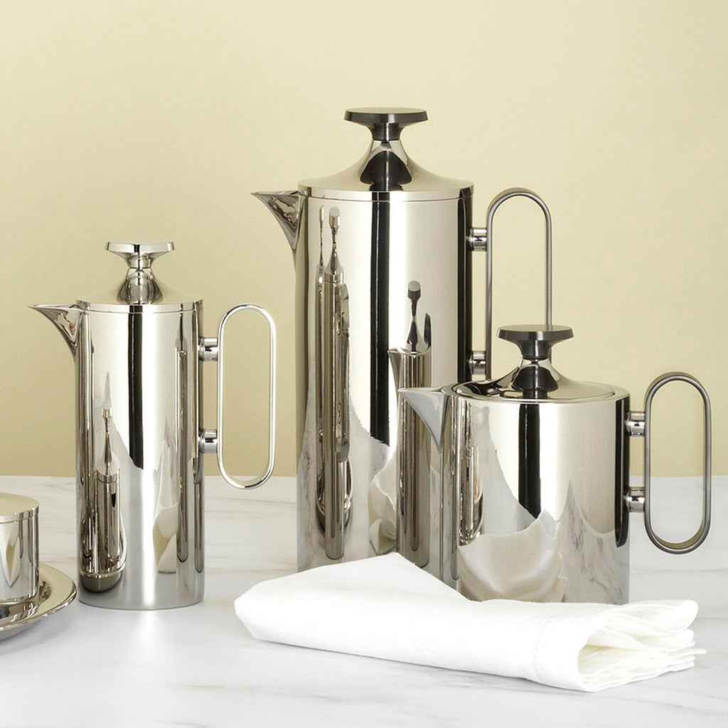 David Mellor cafetière 8 cup stainless steel handle. SKU 4801314. A new collection of stainless steel cafetières designed by Corin Mellor. Drawing on the company's fine tradition of metalwork design, these press-filter coffee pots are superbly made in stainless steel with a high polish finish. 