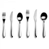 David Mellor Design City six-piece cutlery place setting 1 table knife 1 dessert knife 1 table fork 1 dessert fork 1 soup spoon 1 dessert spoon PRODUCT CODE 4991011